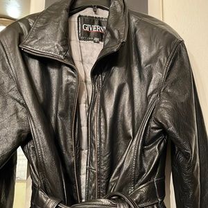 Giverny leather jacket
